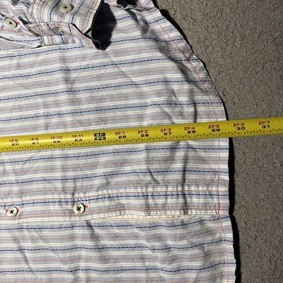 Tommy Bahama Shirt Mens Small Stripe Colorful Long Sleeve Button Up Cotton Logo - Picture 3 of 10